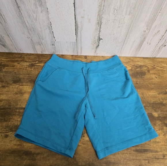 danskin now teal blue lounge shorts women's size small 4-6 - Picture 7 of 7